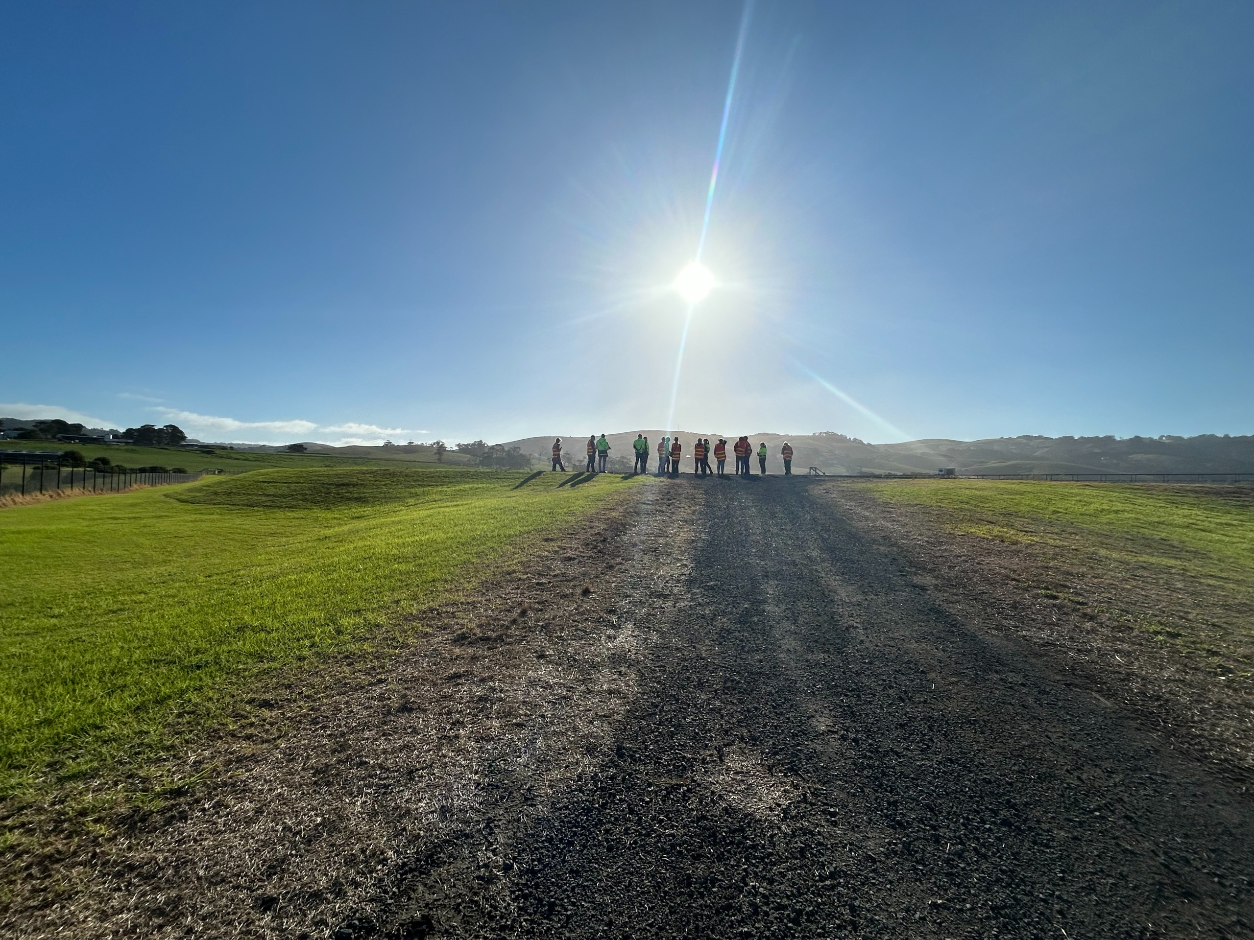 Image of community working group members visiting the Apollo Bay Basin 