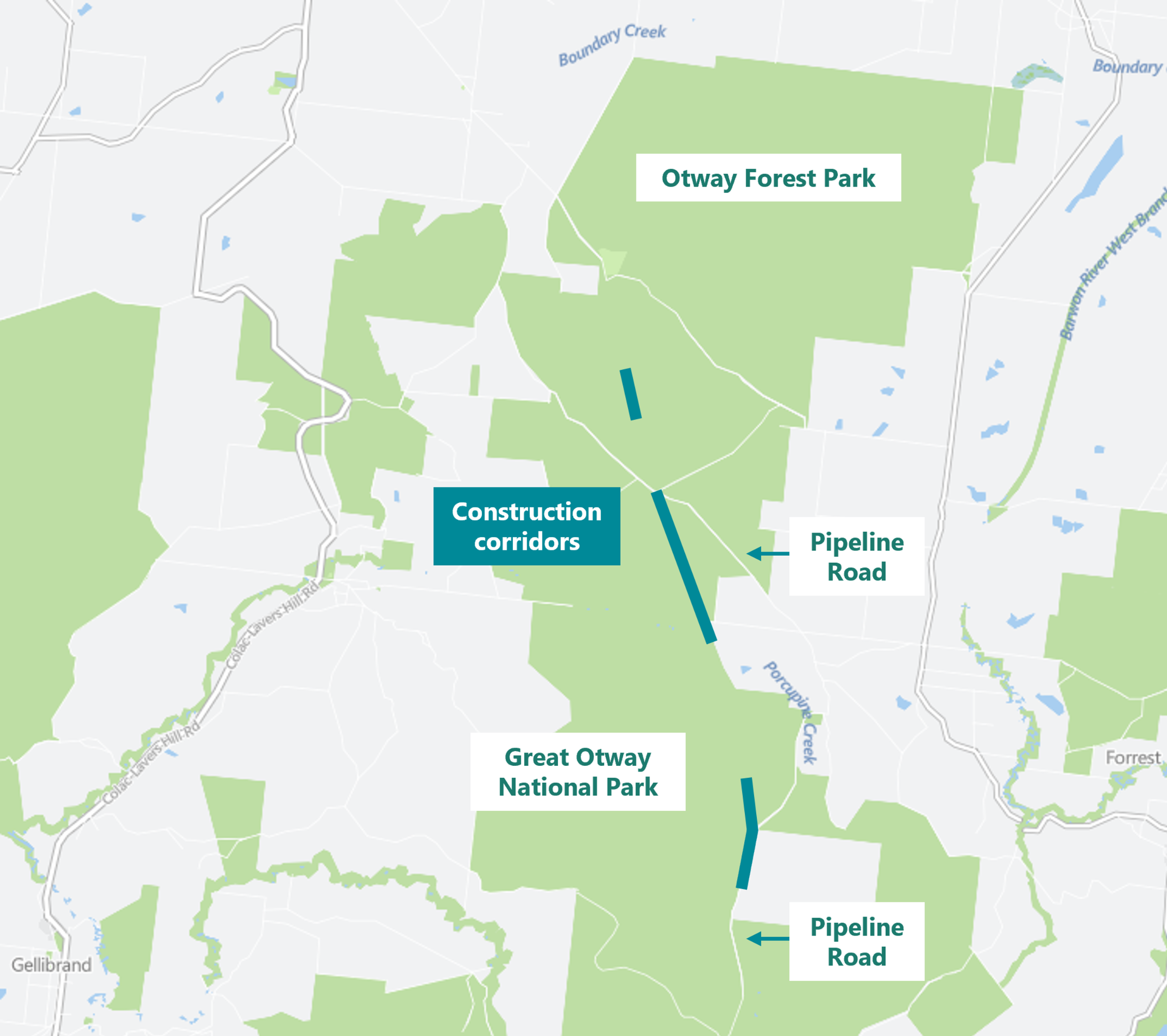 Colac Pipeline Upgrade construction commencing Colac Otway Region