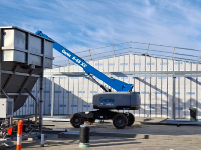 Water treatment infrastructure for the new treatment plant at the Portarlington WRP, August 2025
